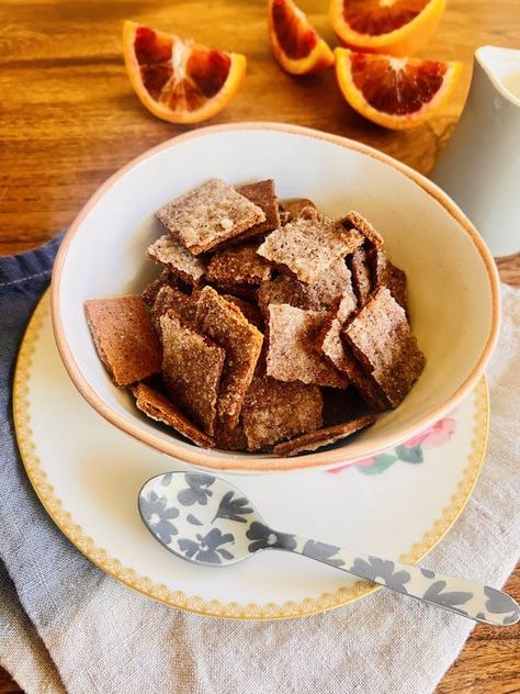 Thermomix recipe: Sourdough Discard Cinnamon Toast Crunch | Tenina.com Rye Sourdough Starter, Thermomix Recipes Healthy, Homemade Sourdough, Cinnamon Toast Crunch, Sourdough Discard, Cinnamon Toast, Thermomix Recipes, Sourdough Starter, Coconut Sugar