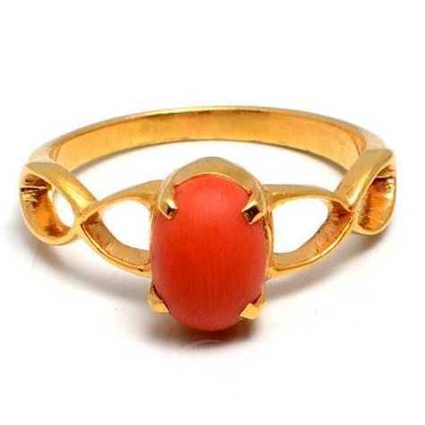 Red Coral Gemstone Rings Pearl Ring Designs Gold, Yellow Sapphire Ring Gold Women, Ring Design For Man, Pearl Ring Designs, Pearl Ring Design, Coral Jewellery, Red Coral Ring, Coral Jewelry Set, Antique Gold Rings