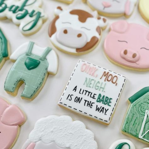 Themed Baby Shower Ideas, Cookie Decorating Ideas, Baby Goats, Baby Shower Cookies, Dream Baby, Shower Cakes, Baby Shower Cakes, Decorated Cookies, Cookie Decorating