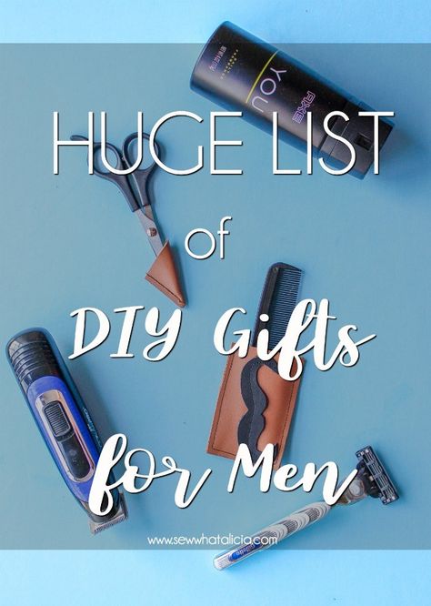 DIY Gifts for Boyfriend(s) and Guys: These DIY Gifts are perfect for your boyfriend or the special guy in your life. Heck you could even use them for dad since they aren't romantic. Click through for a full list of great diy guy gifts. | www.sewwhatalicia.com Diy Guy Gifts, Home Made Gifts For Men, Homemade Gifts For Guys, Tom Shoes, Sewing Tables, Picture Writing, Persian Recipes, Physics Humor, Swift Quotes