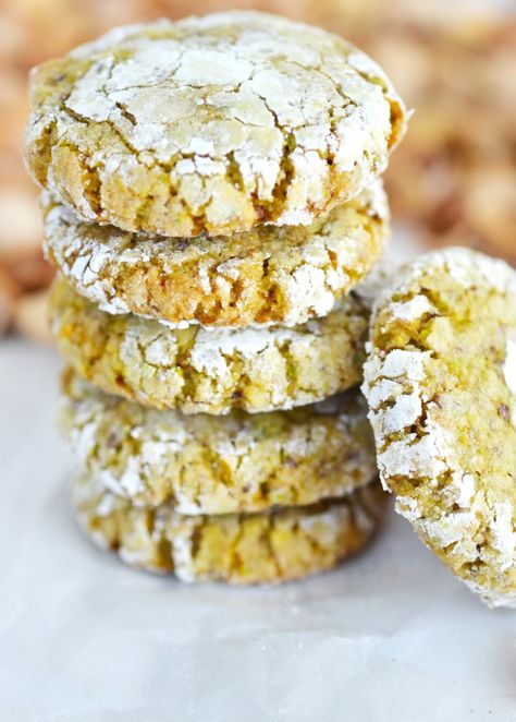 Passover Cookies Recipes, Pistachio Biscuits, Pistachio Cookie, Italian Baking, Italian Sweets, Pistachio Recipes, Foodporn Dessert, Pistachio Cookies, Italian Pastries