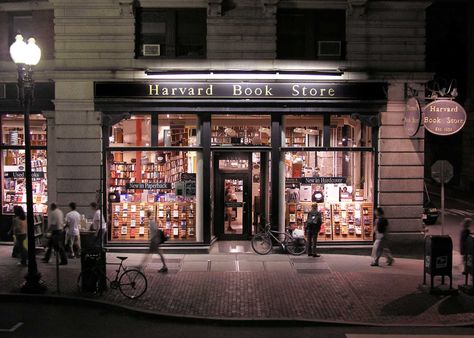 The Quivering Pen: Bookstore of the Month: Harvard Book Store Harvard Square, Indie Bookstore, Dream College, Cambridge Ma, Neighborhood Guide, Harvard University, Boston Massachusetts, Store Front, Book Store