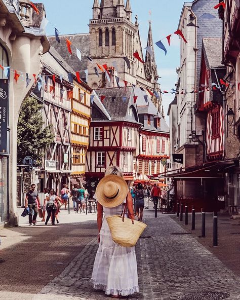 Vannes, France…another beautiful village in Brittany!💗 We just fell in love with this part of France. There are so many amazing villages to explore. I would love to go back and spend more time here. It was amazing!💗 #lifewiththelokeys #vannesfrance #brittanyfrance #france #visitfrance #francetourisme #francetravel #france_vacations #france_focus_on #sheisnotlost #wearetravelgirls #journeyofgirls #dametraveler #dametravel #europetravel #europetrip #europe_vacations #europe_gallery #europestyl... Vannes France, Fairytale Aesthetic, Brittany France, Fairytale Photography, Visit France, Europe Fashion, Beautiful Villages, France Travel, Travel Lifestyle