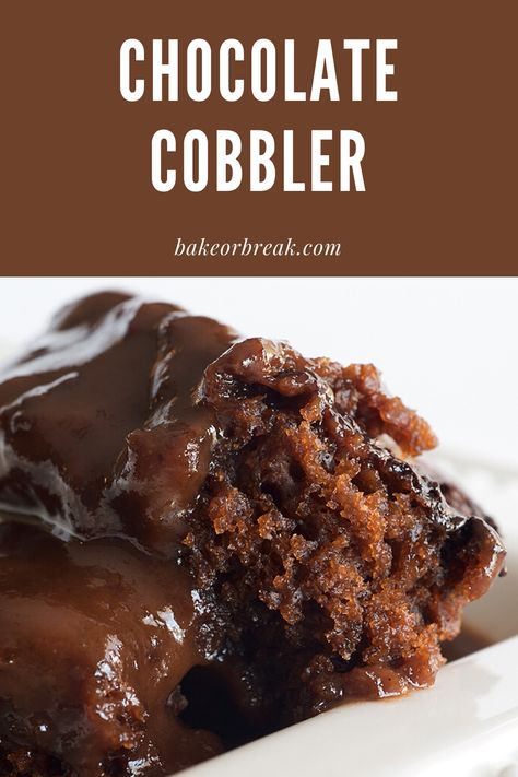 Chocolate Cobbler Recipe, Western Desserts, Chocolate Cobbler, Pakistani Recipes, Easy Chocolate Desserts, Cobbler Recipe, Dessert Pizza, Healthy Ingredients, International Food