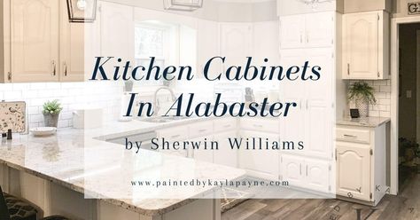 Kitchen Cabinets In Alabaster Alabaster Sherwin Williams Kitchen Cabinets, Alabaster Sherwin Williams Kitchen, Sherwin Williams Kitchen Cabinets, Painting Honey Oak Cabinets, Alabaster Cabinets, Sherwin Williams Kitchen, Alabaster Sherwin Williams, Revere Pewter Kitchen, Alabaster Kitchen