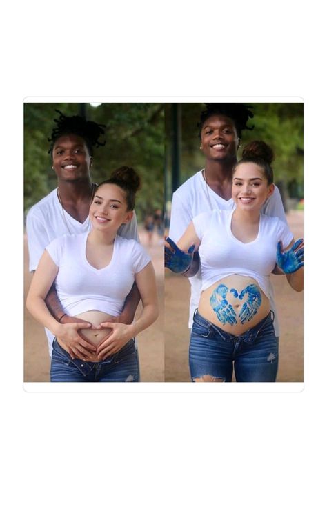 Family Gender Reveal Ideas, Couple Maternity Pictures, White Relationship, Family Gender Reveal, Interracial Relationship, Family Maternity Pictures, Maternity Dresses Photography, Couple Maternity, Pregnancy Goals