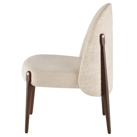 Ames Dining Chair – BURKE DECOR Ames Chair, Pearl Fabric, Caned Armchair, Dining Seating, Walnut Dining Chair, Dining Chair Design, Furniture Chairs, Furniture Hacks, Fabric Seat