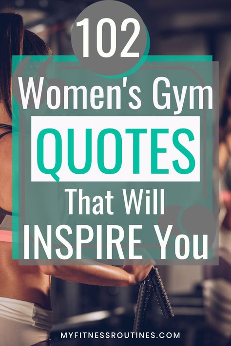 102 womens gym quotes that will inspire you to get fit for your health and wellness Weights Quotes Women, New Week Workout Motivation Quotes, Positive Fitness Quotes Motivation, Motivational Quotes For Working Out Women, Monday Gym Motivation Quotes, Fitness Women Quotes, Exercise Quotes For Women, Workout Motivational Quote, Motivational Quotes Exercise