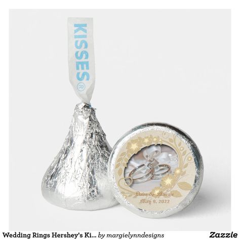 Wedding Rings Hershey's Kisses Candy Favors Candy Kisses Candy, Designed Paper, Hershey's Kisses, Candy Favors, Hershey Kisses, Shop Wedding, Unforgettable Memories, Planning A Wedding, Elegant Accessories