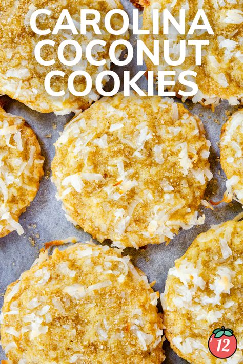 Carolina Coconut Cookies | 12 Tomatoes Carolina Coconut Cookies, Cocoons Cookies, Coconut Christmas Cookies, Coconut Cookies Recipes, 12 Tomatoes Recipes, Basic Cookies, Kinds Of Cookies, 12 Tomatoes, Coconut Cookies