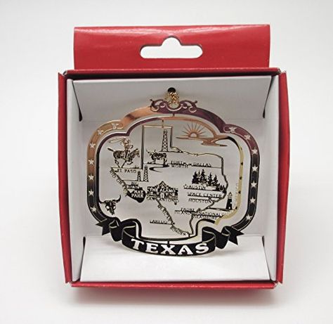 Texas State Christmas Ornament Souvenir Gift Dallas San Antonio Houston Austin More by Nations Treasures ** Want additional info? Click on the image. (This is an affiliate link) Houston Space Center, Brass Christmas Ornaments, State Christmas Ornaments, Brass Ornament, Brass Christmas, Anniversary Favors, Mexican Border, State Ornaments, The Alamo