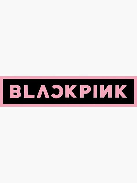 Blackpink Logo, Black Pink, Logo Design, Bts, Pink, Black, Design