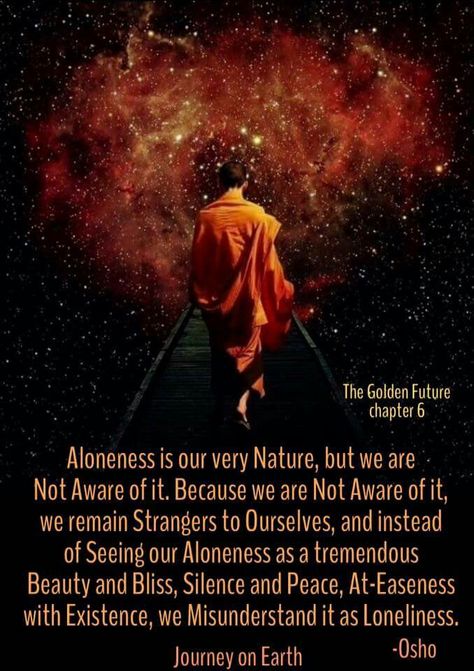 #osho Aloneness Is Blissful, Expression Number, Osho Quotes, Life Path Number, Self Realization, Spiritual Wisdom, Life Path, Empath, Rumi