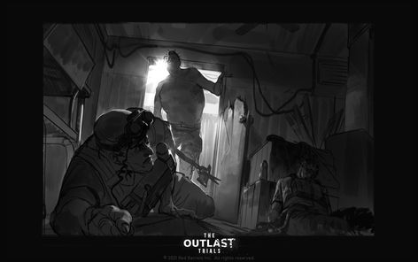 Outlast Trials, The First, Red, Art, Zombies