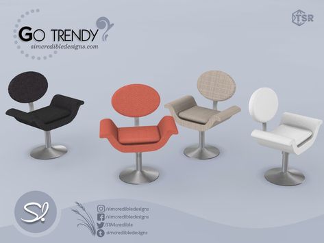 Sims 4 Cc Office Chair, Sims 4 Office Cc, Sitting Chair, Trendy Office, Kitchen Time, Los Sims, Reception Chair, Vanity Chair, Kitchen Humor