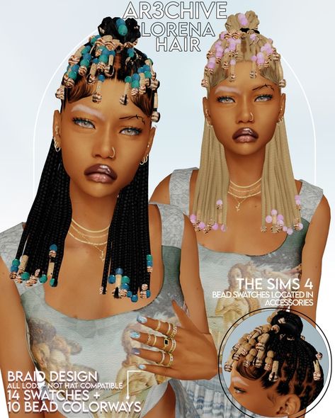 Lorena Beads 🧚🏼‍♀️ | Patreon Gang Mod Sims 4, Sims 4 Nigerian Cc, Sims Inspo People, Urban Hair Sims 4 Cc, Sims 4 Urban Cc, Sims 4 Cc Eyes, Sims 4 Patreon, Sims 4 Black Hair, Sims 4 Cas Mods