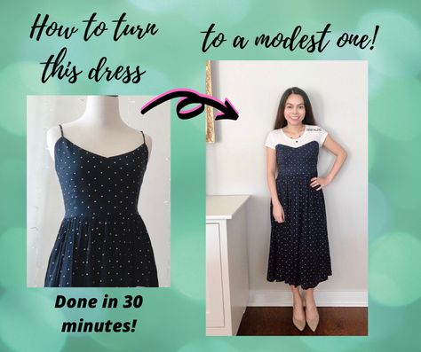 Dress Cute Outfits, Dress Hack, Dress Sew, Spaghetti Straps Dress, Midi Dress Outfit, Add Sleeves, Straps Dress, Make Your Own Clothes, Cute Dress Outfits