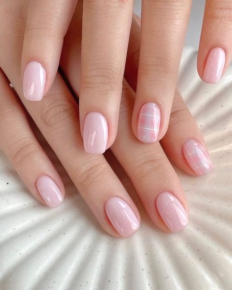 Pastel Jelly Nails, Syrup Nails Korean, Sweet Pink Nails, Korean Jelly Nails, Syrup Nails, Nail Art Korean, Moms Nails, Simple Nail Ideas, Shower Nails