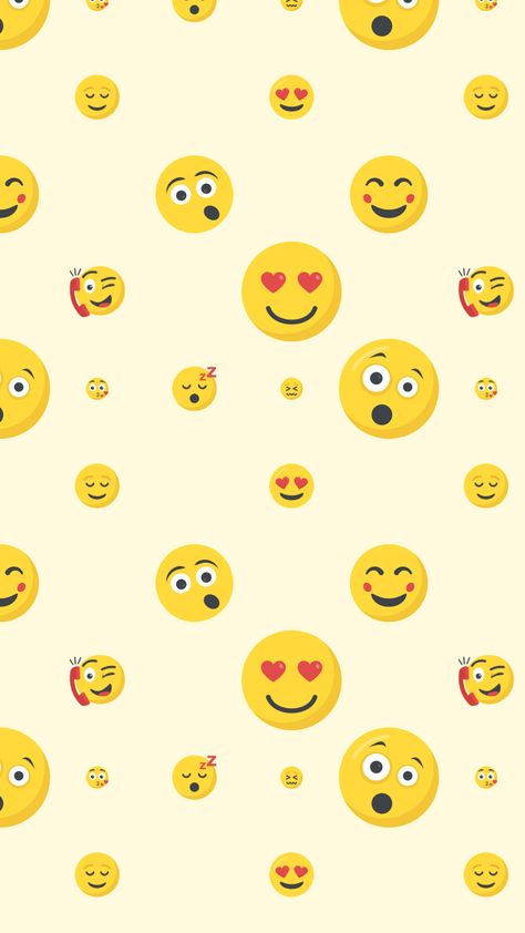 wallpaper with cute emojis Emojis Wallpaper, Positive Wallpapers, Emoji Backgrounds, Book Cover Template, Emoji Wallpaper, Cover Template, Scrapbook Ideas, Phone Wallpapers, Jujutsu