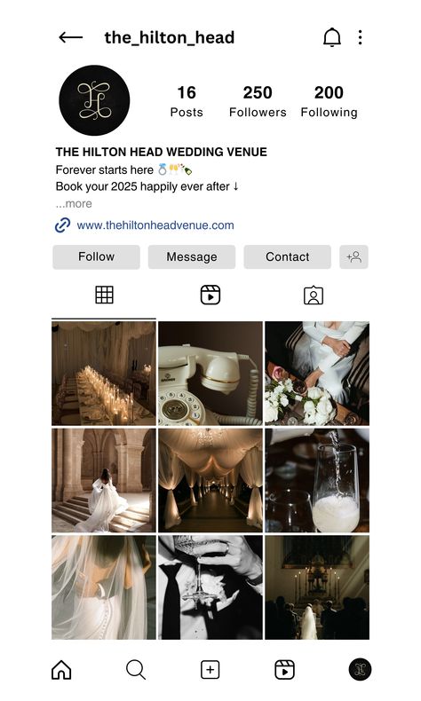 Wedding Venue Aesthetic Instagram Feed Design Wedding Instagram Feed Ideas, Party Planner Instagram Feed, Feed Planning, Hampers Idea, Instagram Feed Design, Instagram Grid Layout, Content Social Media, Hilton Head Wedding, Wedding Content