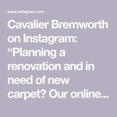 Cavalier Bremworth on Instagram: “Planning a renovation and in need of new carpet? Our online floor calculator will help you determine your approximate floor area in square…” Instagram Planning, New Carpet, Pinterest Board, Plan A, Calculator, Need This, Terrace, Carpet, Flooring