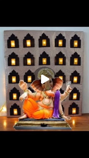 artmypassion on Instagram: "Easy Ganpati Decoration ideas 2024 | Ganpati Decoration 2024 | Home Ganpati Decoration ideas easy | Easy Ganpati Decoration ideas | Ganpati Decoration ideas at home 2024 . #ganpati #ganpatifestival  #ganesha  #ganpatibappa #ganpatidecoration #ganpatibappamorya  #ganpatidecoration2024 #easydecoration #decoration #easy  #ganpatidecorations #ganeshchaturthi  . . . Full video link - https://youtu.be/17Q0PSmodxM  Follow- @artmypassion.7" Ganesha Decoration Ideas, Easy Ganpati Decoration, Home Ganpati Decoration, Mallikarjuna Swamy, Ganpati Decoration Ideas, Home Ganpati, Ganpati Decoration At Home, Decoration For Ganpati, Bappa Morya