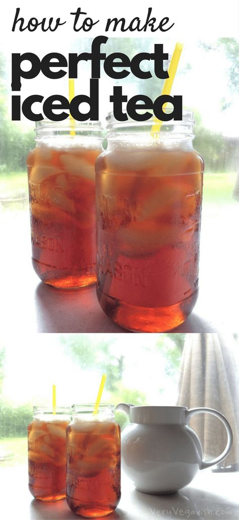 Southern Iced Tea, Best Iced Tea Recipe, Lemon Iced Tea Recipe, Iced Black Tea, Iced Tea Recipes Homemade, Unsweetened Iced Tea, Homemade Iced Tea, Lipton Ice Tea, Sweet Tea Recipes