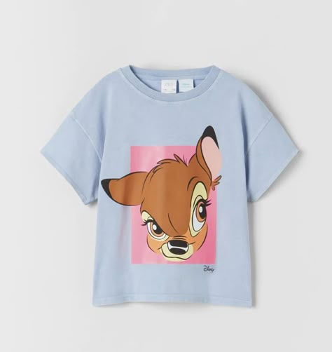 Cute Suitcases, Bambi Disney, T Shirts For Girls, Cute School Stationary, Disney T Shirt, Kids Dress Wear, Zara Outfit, Disney T, Disney Kids