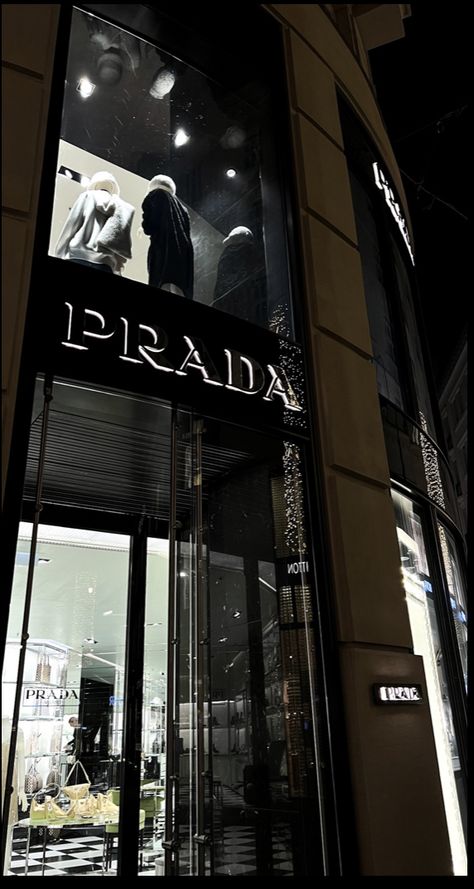 Prada Aesthetic Wallpaper, Sunghoon Aesthetic, Prada Aesthetic, Background Night, Rich Aesthetic, Logo Background, Luxury Logo, Backgrounds Desktop, Winter 2024