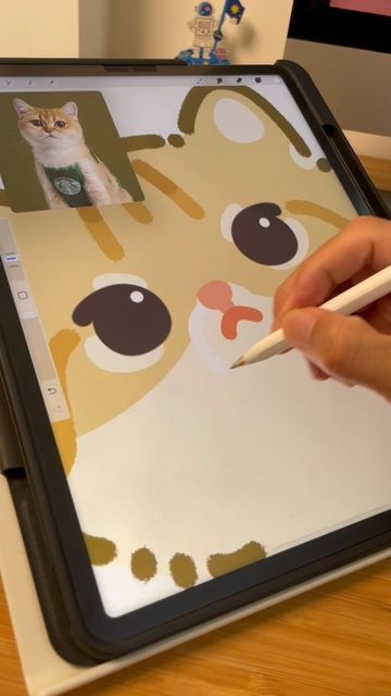 Draw Cat, Procreate Ipad Tutorials, الفن الرقمي, Söpö Kissa, Ipad Tutorials, Procreate Ipad Art, Seni Dan Kraf, Procreate Tutorial, Ipad Drawings