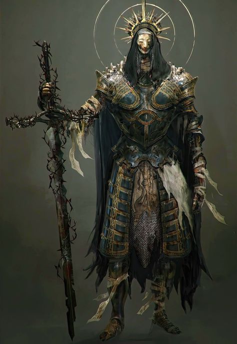 Nazralath The Fallen World, Interdimensional Beings, Gothic Armor, Bloodborne Concept Art, Dark Souls Concept Art, Lords Of The Fallen, Creepy Images, Angel Warrior, Character Design Sketches