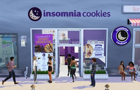 Vegan Pumpkin Spice Latte, Sims 4 Restaurant, Insomnia Cookies, National Cookie Day, Sims 4 Cc Kids Clothing, Midnight Snack, Tumblr Sims 4, Chocolate Peanut Butter Cups, Sims Games