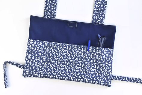 Walker Bag Pattern, Walker Bag Tutorial, Walker Caddy, Walker Bags, Nursing Home Gifts, Charity Ideas, Charity Sewing, Sew A Bag, Wheelchair Bags