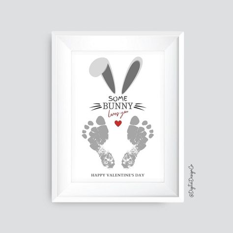 Preserving Precious Prints: Baby Footprint Art Projects Easter Footprint Crafts, Easter Footprint, Bunny Footprint, Baby Footprint Crafts, Baby Handprint Crafts, Craft Easter, Footprint Craft, Footprint Crafts, Baby Footprint