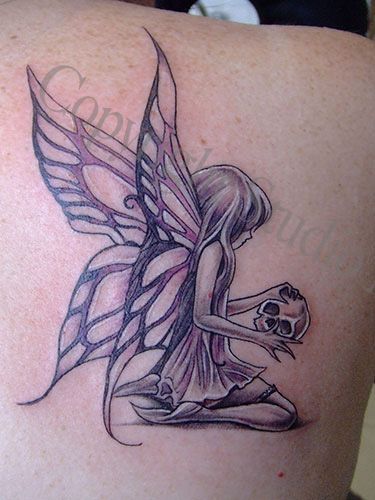 pixie tattoo designs | Fairy And Skull - Free Download Tattoo #3947 Fairy And Skull With ... Pixie Tattoo, Fairy Tattoos, Magical Beings, Petit Tattoo, Fairy Tattoo Designs, Fantasy Tattoos, Angel Tattoo Designs, Cat Tattoos, Tattoos Geometric