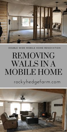 Trailer Remodel Single Wide, Mobile Home Addition, Double Wide Remodel, Mobile Home Redo, Removing Walls, Double Wide Home, Double Wide Mobile Home, Mobile Home Kitchens, Remodel Mobile Home