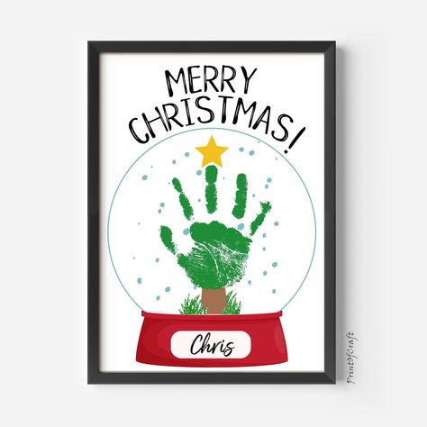 IMPORTANT! PLEASE READ BEFORE PRINTING! This download includes: To make every moment spent with your children special and immortalize their handprints, these designs are crafted as one of the most beautiful ways to learn and have fun together.  -Footprint Christmas Art Craft How to print: -Print at home on A4 paper and 8x10 size. -Professionally print at your local print shop (staples, target, etc) Printable Instant Digital Download: -This listing is for printable digital downloads, therefore yo Foot Print Christmas Painting, Christmas Kids Painting Ideas, T Handprint Craft, Christmas Hand And Feet Art, Hand Christmas Tree Craft For Kids, Handprint Footprint Christmas Crafts, Elf Handprint Craft, Infant Christmas Activities, Christmas Cards For Children To Make