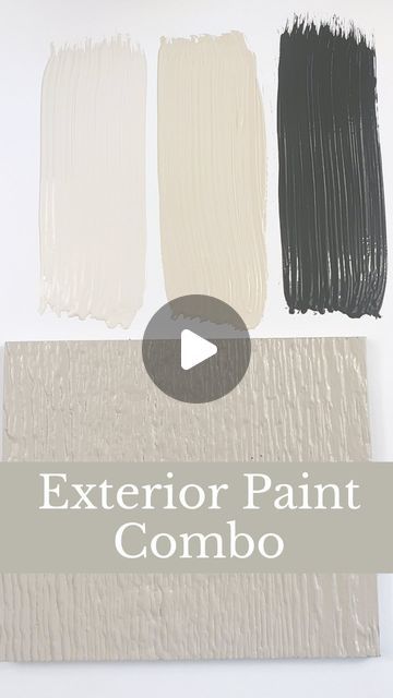 Loralee AhMu on Instagram: "Exterior Combo Details👇🏼

Main: SW Accessible Beige is a perfect neutral that offers warmth without being too dark or too light. It’s a soft greige with subtle undertones, making it versatile and approachable for most styles. 

Trim: SW Shoji White would make a great trim or accent color, offering a clean, creamy off-white that adds a touch of brightness without feeling too stark. 

Accent: SW Natural Linen could be used on features like shutters or doors to add an extra layer of warmth and depth. 

Door: SW Iron Ore  is the perfect bold accent for front doors, shutters, or even the garage. It’s a deep, almost-black charcoal that adds a dramatic contrast against the softer tones of Accessible Beige and Natural Linen. 

Together, these four colors offer a beaut Sw Alabaster Exterior House, Accessible Beige And Shoji White, Sw Shoji White, Sw Natural Linen, Sw Accessible Beige, Sw Iron Ore, Beige House Exterior, Shoji White, Accessible Beige