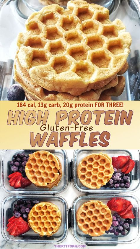 Keto Breakfast Prep, Protein Powder Cottage Cheese, Cottage Cheese Waffle Recipe, Cottage Cheese Waffles, Freezer Friendly Meal Prep, Eggs Cottage Cheese, Protein Eggs, High Protein Gluten Free, Yummy Waffles