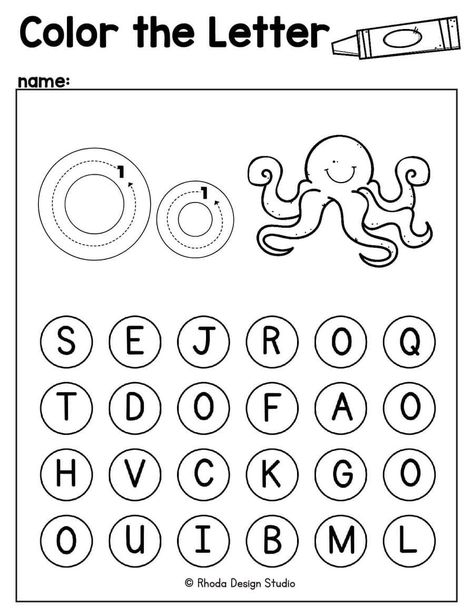 Letter O Coloring Pages Letter O Kindergarten, Letter O For Preschoolers, Letter O Activities For Preschool, Letter O Activities, Letters Worksheets, Homework Activities, Kids Homework, Free Preschool Printables, Preschool Homeschool