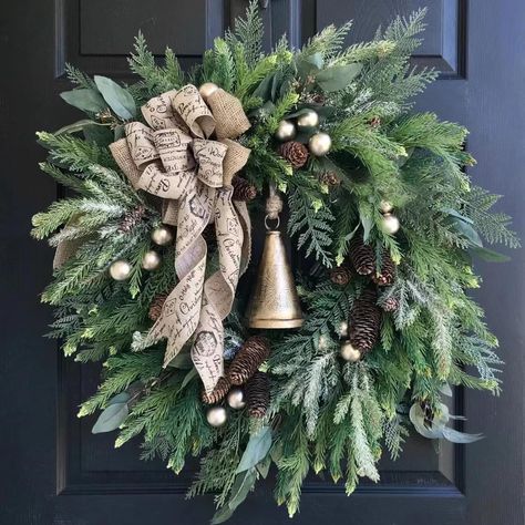 PRICES MAY VARY. 🎄🎄Christmas Decorations: Decorated with colorful candies, pine needles, canes, snowflakes, and more. 🎄🎄This wreath in red and green with a rich Christmas element is the perfect addition to your Christmas home decor. 🎄🎄Premium Material: This Christmas wreath is made of plastic, non-toxic, odorless, non-fading, non-deforming, durable and reusable. 🎄🎄Easy To Install: You can hang it anywhere you want to decorate with metal hooks or rope. 🎄🎄Lightweight and compact size des Bohemian Wreath, Christmas Door Hangings, Christmas Pine Cones, Artificial Christmas Wreaths, Christmas Decorations Garland, Porte Decorate, Christmas Door Wreaths, Christmas Wreaths For Front Door, Christmas Wall Decor