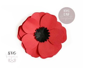 3d Flower Template, Poppy Template, Art Assessment, Remembrance Day Art, Flower Petal Template, Paper Flower Patterns, Felt Flowers Diy, Paper Flower Template, Paper Flower Backdrop