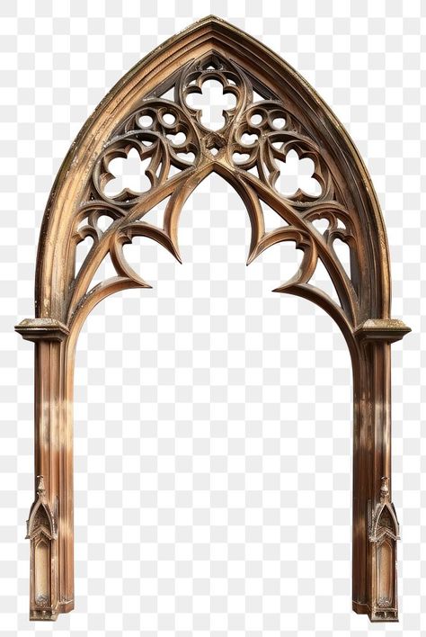 Gothic Architecture Details, Gothic Window Frame, Gothic Arches, Architecture White, Gothic Arch, Gothic Elements, Gothic Buildings, Arch Architecture, Wooden Arch