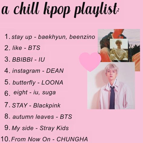 Best Kpop Songs List, Kpop Song Recommendations, Playlists Ideas, K Pop Funny, Korean Songs, Songs Ideas, Korean Room, Kpop Playlist, Kpop Artist