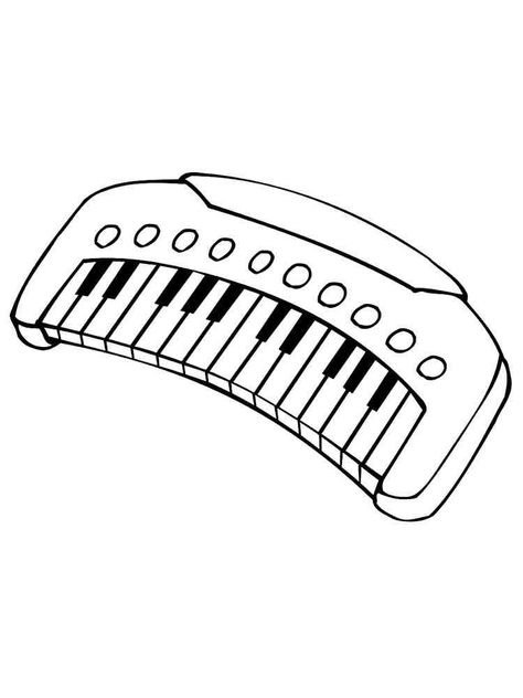 Musical Instruments Coloring Pages, Music Instruments Coloring Pages, Instrument Coloring Pages, Coloring Pages Music, Instrument Clipart, Kids Instruments, Easter Templates Printables, Musical Instruments Drawing, Instruments Art