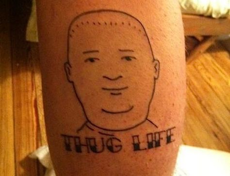 tattoos thug life | Show Off Your Tattoos Thread - Page 3 - AR15.COM Thug Life Tattoo, Ugliest Tattoos, Bobby Hill, Worst Tattoos, Stomach Tattoo, 13 Tattoos, Tattoo Fails, Bad Tattoos, Stomach Tattoos