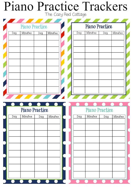 7 Free Piano Practice Tracker Sheets Piano Practice Sheet, Practice Charts For Piano, Piano Worksheets For Kids Free Printable, Piano Practice Chart Printables Free, Music Practice Chart, Piano Practice Chart, Piano Teaching Games, Learn Piano Chords, Free Piano Lessons