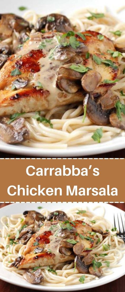 Copycat Recipe for Carrabba’s Chicken Marsala Turkey Delight, Copycat Food, Copy Cats, Marsala Chicken Recipes, Fresh Salad Recipes, Chicken Masala, Chicken Marsala, Fresh Salad, Cheap Dinner Recipes