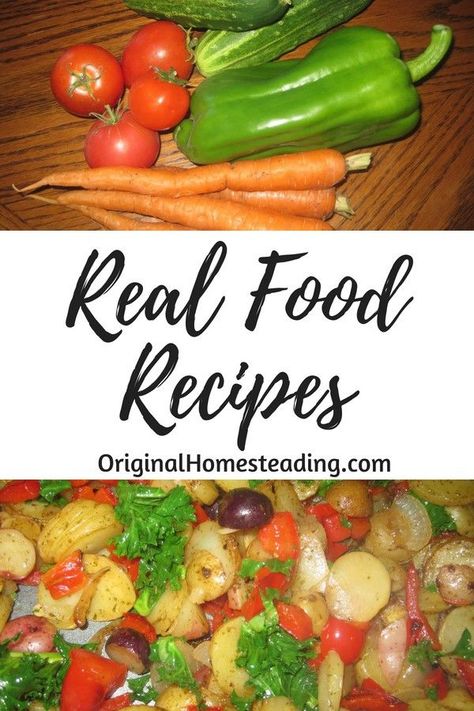 REAL FOOD RECIPES offers wholesome food ideas for healthy eating. Whole Foods offers superior nutrition plus easy cooking. Perfect for busy, active, health-conscious families. Traditional cooking with a modern flair! Eating Whole Foods, Homemade Snacks Recipes, Homemade Jerky, Modern Homestead, Scratch Cooking, Modern Homesteading, Traditional Cooking, Home Cooked Meals, Healthy Bread