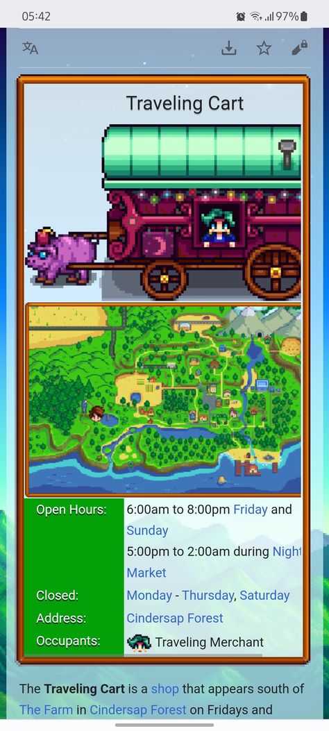 Stardew Valley Seeds, Stardew Valley Traveling Cart, Stardew Valley Mining, Stardew Guide, Traveling Merchant, Witch Hut, Stardew Valley Layout, Stardew Valley Tips, Star Valley